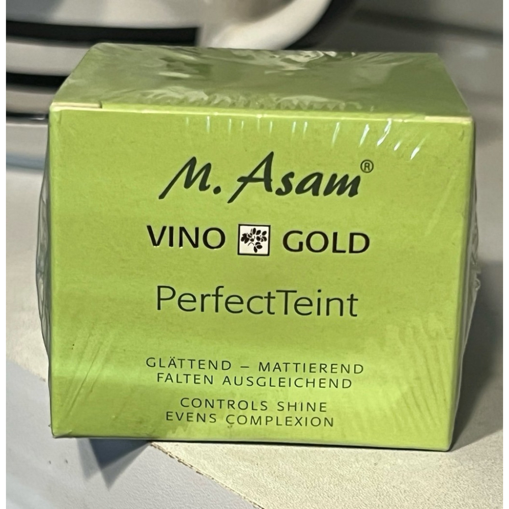 M. Asam. VINO * GOLD. Perfect Teint Controls Shine, Evens Complexion - NEW